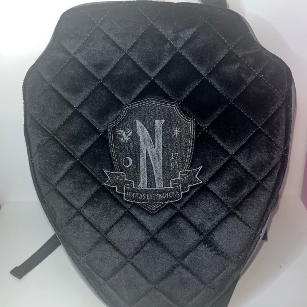 Killstar Wednesday Nevermore Academy mini backpack